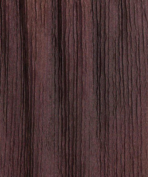 N.(N. Natural Beauty Basic)(エヌエヌナチュラルビューティーベーシック)の「【PS/低身長サイズ】シュリンクナロースカート(スカート・レディース・ブラック/ブラウン/グリーン系その他・MEDIUM/P/S)」の11枚目の写真