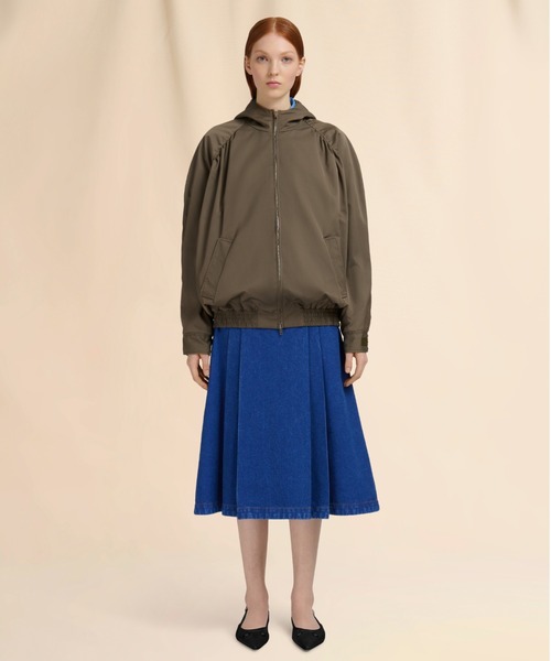 MARNI（マルニ）の「HOODED / ボンバージャケット（ブルゾン・レディース・ブラック/カーキ・38(M)）」の12枚目の写真