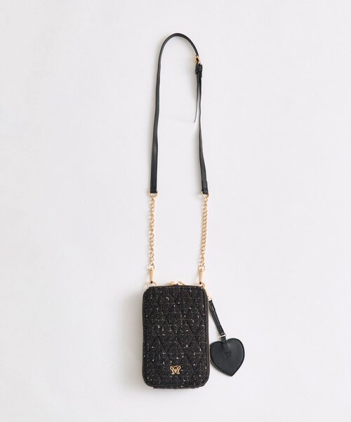 OLIVE des OLIVE(オリーブデオリーブ)の「Aimerianejoieマルチショルダーバッグ(ショルダーバッグ・レディース・ピンク/オフホワイト/ブラック系その他/ブラック・FREE)」の3枚目の写真