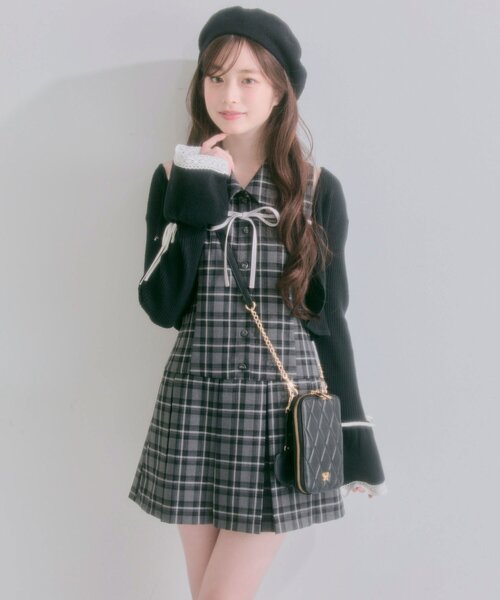 OLIVE des OLIVE(オリーブデオリーブ)の「Aimerianejoieマルチショルダーバッグ(ショルダーバッグ・レディース・ピンク/オフホワイト/ブラック系その他/ブラック・FREE)」の11枚目の写真