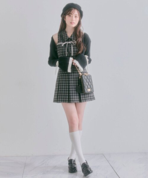 OLIVE des OLIVE(オリーブデオリーブ)の「Aimerianejoieマルチショルダーバッグ(ショルダーバッグ・レディース・ピンク/オフホワイト/ブラック系その他/ブラック・FREE)」の12枚目の写真