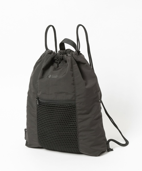 GLOBAL WORK（グローバルワーク）の「ナイロンナップサック/AND YUA ANY/598241（バックパック/リュック・キッズ・ブラック/グレー・ONE SIZE）」の8枚目の写真