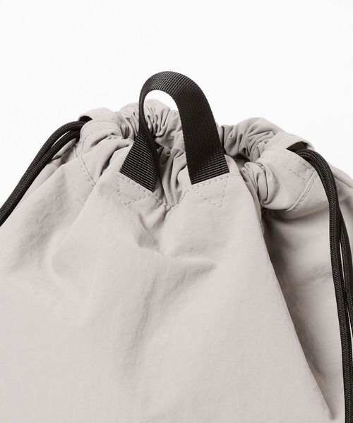 GLOBAL WORK（グローバルワーク）の「ナイロンナップサック/AND YUA ANY/598241（バックパック/リュック・キッズ・ブラック/グレー・ONE SIZE）」の14枚目の写真
