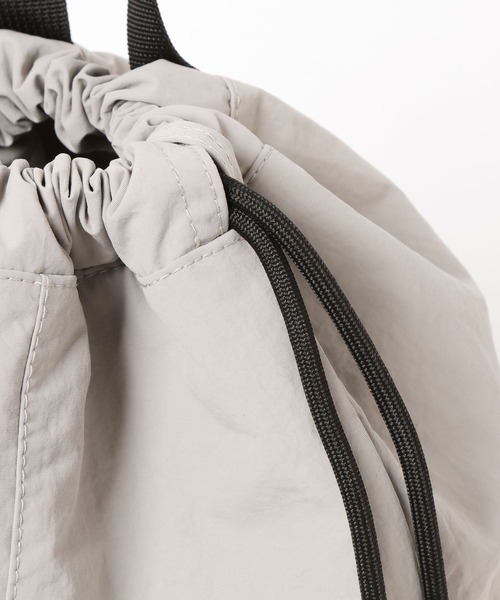 GLOBAL WORK（グローバルワーク）の「ナイロンナップサック/AND YUA ANY/598241（バックパック/リュック・キッズ・ブラック/グレー・ONE SIZE）」の19枚目の写真