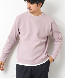 NOLLEY’S（ノーリーズ）の「【IRM】《吸水速乾/UVカット》ワッフルダブルカラー LS Tee 25AW（Tシャツ/カットソー）」