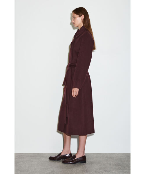 ベルト付きダブルフェイスウールコート（その他アウター）｜COS（コス