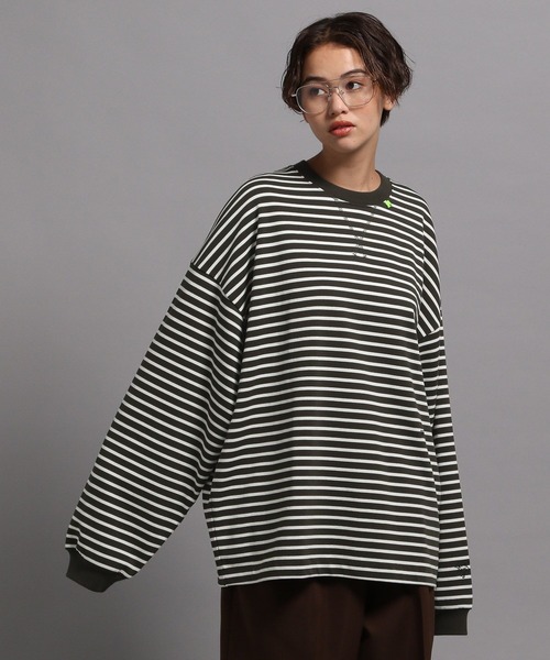 GEORGE'S（ジョージズ）の「ボーダーロンT2（Tシャツ/カットソー・メンズ・ネイビー/カーキ・MEDIUM/LARGE）」の10枚目の写真