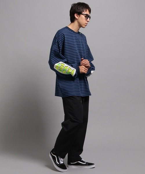 GEORGE'S（ジョージズ）の「ボーダーロンT2（Tシャツ/カットソー・メンズ・ネイビー/カーキ・MEDIUM/LARGE）」の18枚目の写真