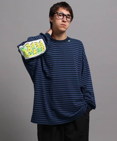 GEORGE'S（ジョージズ）の「ボーダーロンT2（Tシャツ/カットソー・メンズ・ネイビー/カーキ・MEDIUM/LARGE）」の20枚目の写真