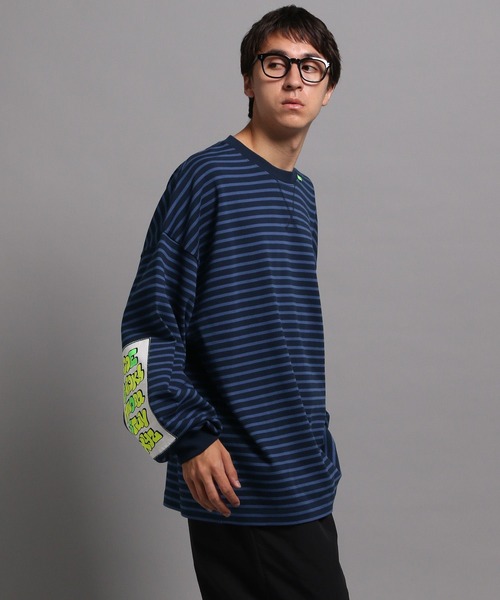 GEORGE'S（ジョージズ）の「ボーダーロンT2（Tシャツ/カットソー・メンズ・ネイビー/カーキ・MEDIUM/LARGE）」の21枚目の写真