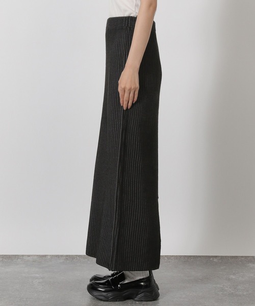 セール】配色ニットナロースカート / 581261（スカート）｜LAKOLE