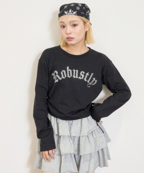 LOVETOXIC(ラブトキシック)の「【LTXC/速乾】ラインストーンTシャツ(Tシャツ/カットソー・キッズ・オフホワイト/ブラック/カラフル・S:140cm/M:150cm/L:160cm/130cm)」の5枚目の写真