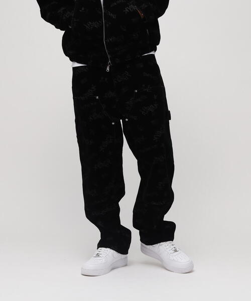 AVIREX（アヴィレックス）の「FLOCKING DOUBLE KNEE PAINTER DENIMPANTS / フロッキング ダブルニー デニムペインターパンツ / AVIREX / アヴィレックス（デニムパンツ・メンズ・ブラック・MEDIUM/LARGE/X-LARGE/XX-LARGE）」の15枚目の写真