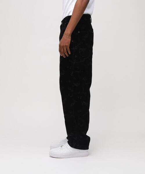 AVIREX（アヴィレックス）の「FLOCKING DOUBLE KNEE PAINTER DENIMPANTS / フロッキング ダブルニー デニムペインターパンツ / AVIREX / アヴィレックス（デニムパンツ・メンズ・ブラック・MEDIUM/LARGE/X-LARGE/XX-LARGE）」の18枚目の写真