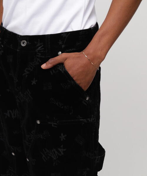 AVIREX（アヴィレックス）の「FLOCKING DOUBLE KNEE PAINTER DENIMPANTS / フロッキング ダブルニー デニムペインターパンツ / AVIREX / アヴィレックス（デニムパンツ・メンズ・ブラック・MEDIUM/LARGE/X-LARGE/XX-LARGE）」の20枚目の写真