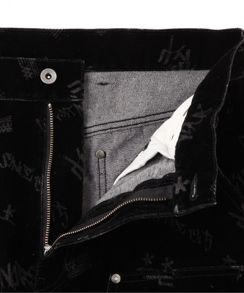 AVIREX（アヴィレックス）の「FLOCKING DOUBLE KNEE PAINTER DENIMPANTS / フロッキング ダブルニー デニムペインターパンツ / AVIREX / アヴィレックス（デニムパンツ・メンズ・ブラック・MEDIUM/LARGE/X-LARGE/XX-LARGE）」の13枚目の写真