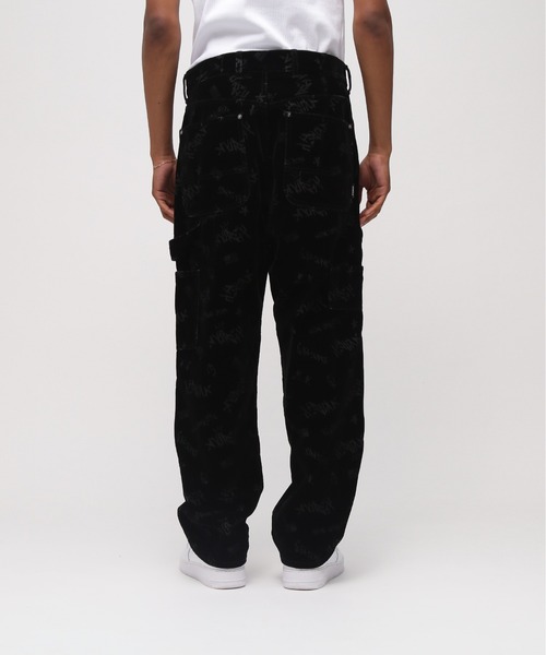 AVIREX（アヴィレックス）の「FLOCKING DOUBLE KNEE PAINTER DENIMPANTS / フロッキング ダブルニー デニムペインターパンツ / AVIREX / アヴィレックス（デニムパンツ・メンズ・ブラック・MEDIUM/LARGE/X-LARGE/XX-LARGE）」の7枚目の写真