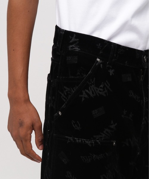 AVIREX（アヴィレックス）の「FLOCKING DOUBLE KNEE PAINTER DENIMPANTS / フロッキング ダブルニー デニムペインターパンツ / AVIREX / アヴィレックス（デニムパンツ・メンズ・ブラック・MEDIUM/LARGE/X-LARGE/XX-LARGE）」の9枚目の写真