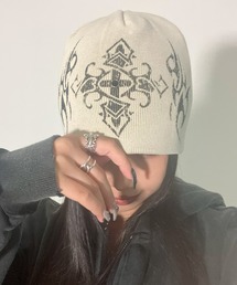 SUPPLIER(TvC[)A'GEM/9 × .komwSUPPLIER/TvC[xTRIBAL CROSS BEANIE/gCoNXr[j[(jbgLbv/r[j[)