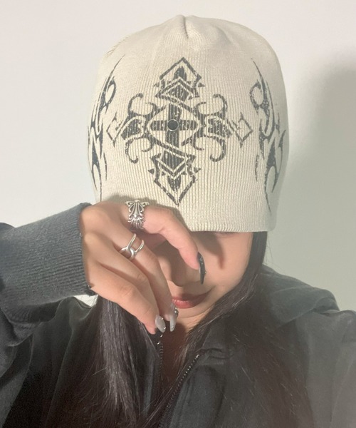 帽子 A&G - crosses beanie 帽子 A&G - crosses beanie A&G Triple Cross Wool Beanie – www