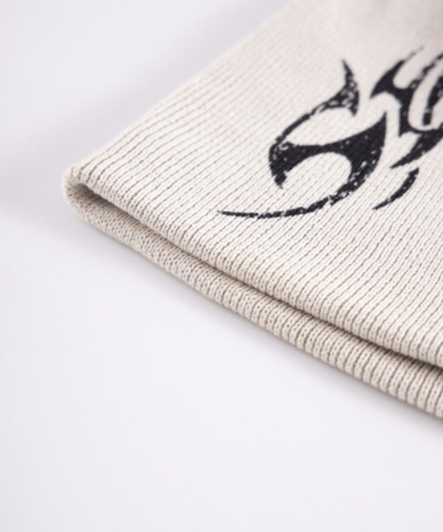 SUPPLIER(サプライヤー)の「A'GEM/9 × .kom『SUPPLIER/サプライヤー』TRIBAL CROSS BEANIE/トライバルクロスビーニー(ニットキャップ/ビーニー・メンズ・ブラック/ベージュ・FREE)」の14枚目の写真