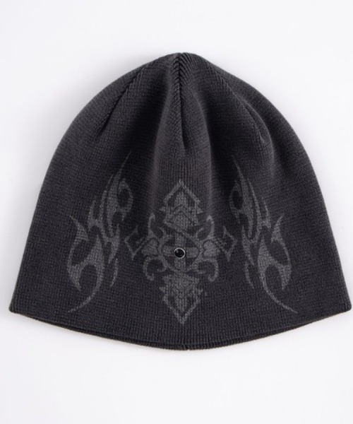 A'GEM/9 × .kom『SUPPLIER/サプライヤー』TRIBAL CROSS BEANIE