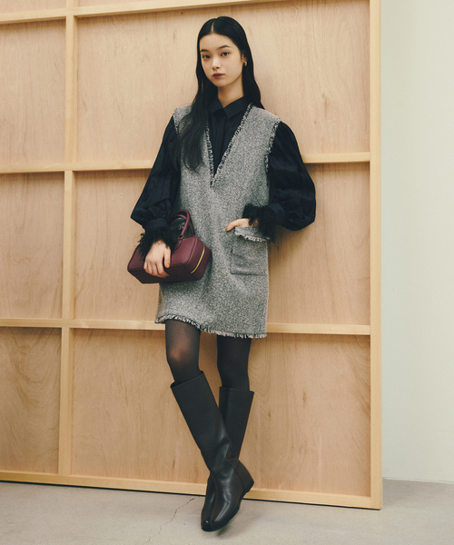 La TOTALITE（ラトータリテ）の「【洗える】PROVOKE/プロヴォーク フリンジカフス（その他小物・レディース・ホワイト/ブラック・FREE）」の3枚目の写真