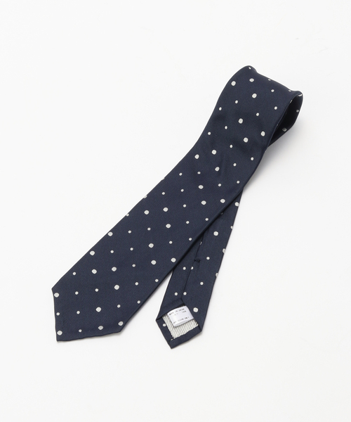 EDIFICE（エディフィス）の「AX ランダムドットナロータイ FOSSATI（ネクタイ・メンズ・ダークブルー/チョコ/ブラック系その他・FREE）」の7枚目の写真