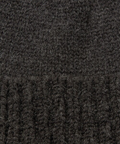 RACAL（ラカル）の「＜RACAL＞イヤー ニットキャップ（ニットキャップ/ビーニー・レディース・ダークグレー/ナチュラル・FREE）」の10枚目の写真