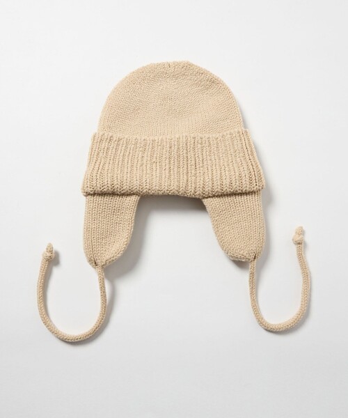 RACAL（ラカル）の「＜RACAL＞イヤー ニットキャップ（ニットキャップ/ビーニー・レディース・ダークグレー/ナチュラル・FREE）」の12枚目の写真