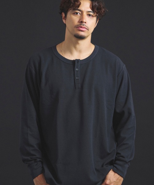 SHELTECH（シェルテック）の「SHELTECH WARM-Henry/neck LS（Tシャツ/カットソー・メンズ・ブラック/ホワイト・XL/L/M）」の17枚目の写真