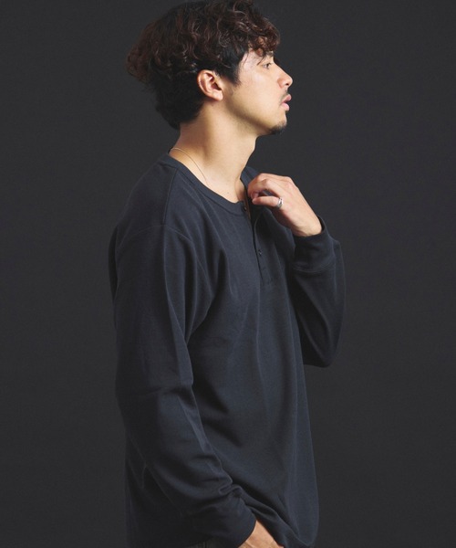 SHELTECH（シェルテック）の「SHELTECH WARM-Henry/neck LS（Tシャツ/カットソー・メンズ・ブラック/ホワイト・XL/L/M）」の20枚目の写真
