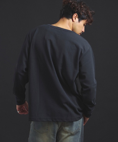 SHELTECH（シェルテック）の「SHELTECH WARM-Henry/neck LS（Tシャツ/カットソー・メンズ・ブラック/ホワイト・XL/L/M）」の6枚目の写真