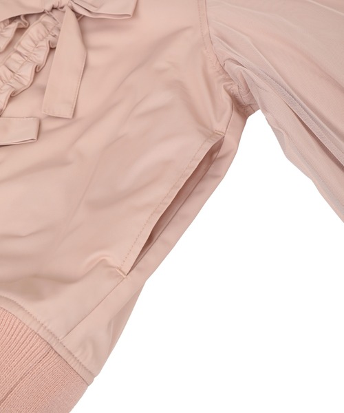 Candy Stripper（キャンディストリッパー）の「ADORABLE RIBBON MA-1（MA-1・レディース・ブラック/オフホワイト/ピンク・FREE）」の20枚目の写真