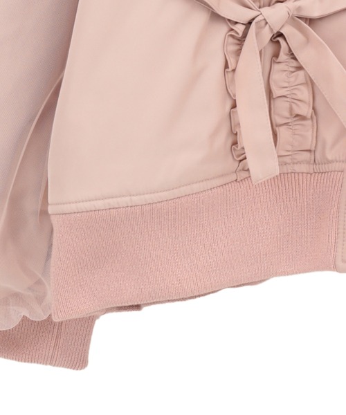 Candy Stripper（キャンディストリッパー）の「ADORABLE RIBBON MA-1（MA-1・レディース・ブラック/オフホワイト/ピンク・FREE）」の21枚目の写真