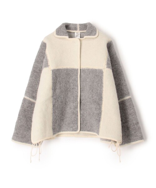 TOMORROWLAND （トゥモローランド）の「Elisabeth Stray Pedersen PLEED ジャケット（その他アウター・レディース・グレー系その他2/ブラウン系その他・S）」の2枚目の写真