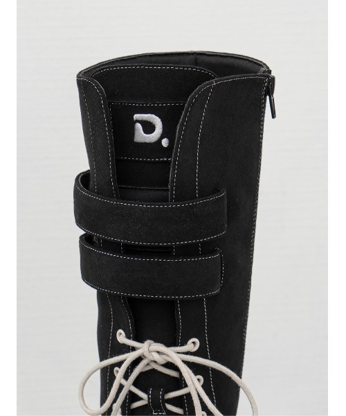 Dロゴボリュームステッチロングブーツ（ブーツ）｜Darich（ダーリッチ