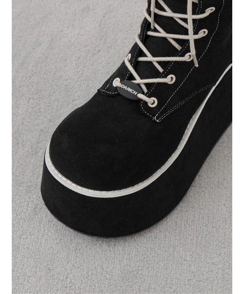 Dロゴボリュームステッチロングブーツ（ブーツ）｜Darich（ダーリッチ