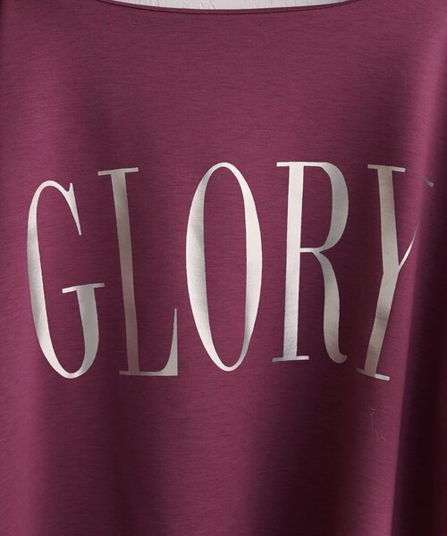 natural couture（ナチュラルクチュール）の「【WEB限定】〈ako〉スポリ裏毛ロゴ入りプルオーバー（スウェット・レディース・ブラウン/パープル/アイボリー/ブラック・FREE）」の6枚目の写真