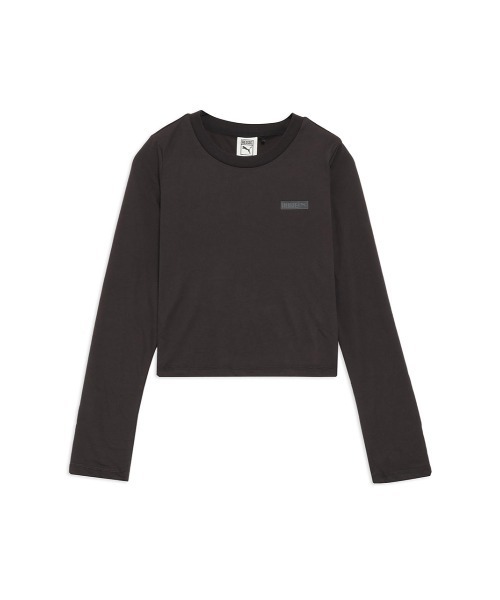 PUMA x ROSE スリム長袖Tシャツ ホワイト PUMA｜ウィメンズ PUMA x ROSE スリム 長袖 Tシャツ | Rakuten
