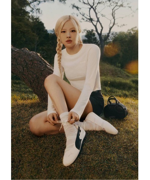 ウィメンズ PUMA x ROSE スリム 長袖 Tシャツ（Tシャツ