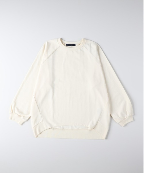 Right-on(ライトオン)の「HONEYSUCKLE ROSE(ハニーサックルローズ)【レディース】コクーンシルエットドルマンプルオーバー(その他トップス・レディース・ブラック/オフホワイト/オレンジ・S/M/L)」の2枚目の写真