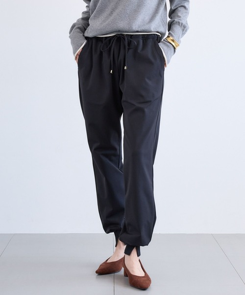 BARNYARDSTORM(バンヤードストーム)の「BARNYARDSTORM / ハイテンション裏起毛ジョガーパンツ【WEB限定サイズL】【YouTube「i.style closet」紹介アイテム】(その他パンツ・レディース・ブラック/オフホワイト/ネイビー・S/M/L)」の7枚目の写真