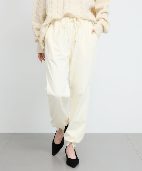 BARNYARDSTORM(バンヤードストーム)の「BARNYARDSTORM / ハイテンション裏起毛ジョガーパンツ【WEB限定サイズL】【YouTube「i.style closet」紹介アイテム】(その他パンツ・レディース・ブラック/オフホワイト/ネイビー・S/M/L)」の10枚目の写真