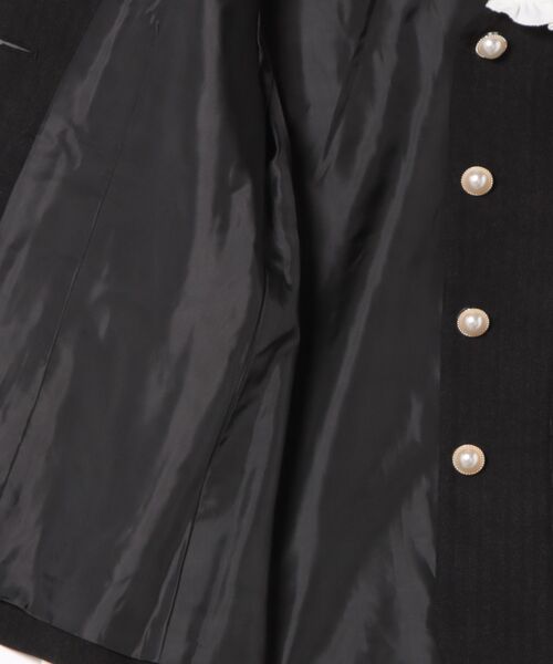 Secret Honey（シークレットハニー）の「セーラー襟ブレザー（その他アウター・レディース・キャメル/ブラック・MEDIUM）」の4枚目の写真