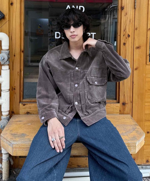 コーデュロイワークショートジャケット（その他アウター）｜NAKER