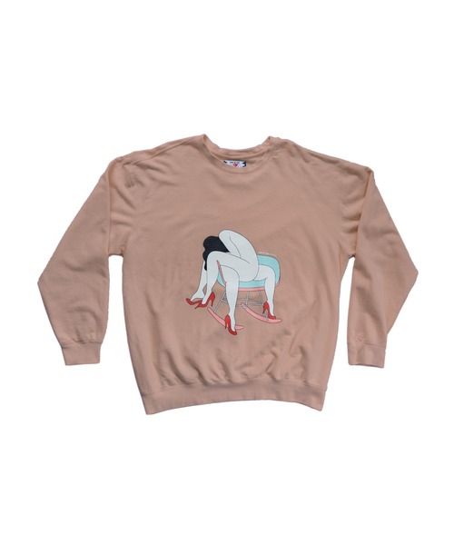 SON OF THE CHEESE（サノバチーズ）の「FUCCI 'LEAVE ME ALONE' SWEAT（スウェット・メンズ・ピンク系その他/グレー/クリーム・MEDIUM/LARGE/X-LARGE）」の3枚目の写真