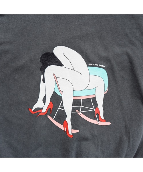 SON OF THE CHEESE（サノバチーズ）の「FUCCI 'LEAVE ME ALONE' SWEAT（スウェット・メンズ・ピンク系その他/グレー/クリーム・MEDIUM/LARGE/X-LARGE）」の5枚目の写真