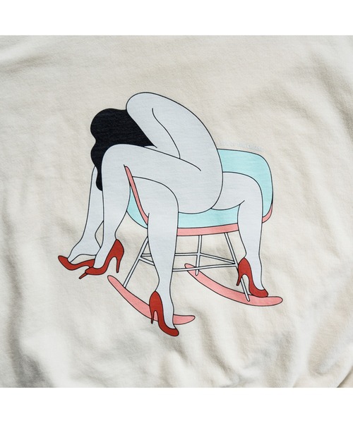 SON OF THE CHEESE（サノバチーズ）の「FUCCI 'LEAVE ME ALONE' SWEAT（スウェット・メンズ・ピンク系その他/グレー/クリーム・MEDIUM/LARGE/X-LARGE）」の9枚目の写真