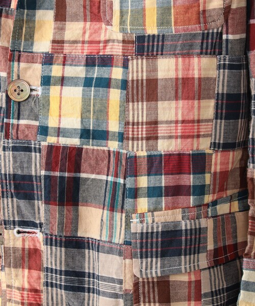 BROOKS BROTHERS(ブルックスブラザーズ)の「【別注】Brooks Brothers / マドラスチェック パッチワーク ジャケット(その他アウター・メンズ・ブラウン/ブラック・S/XL/L/M)」の19枚目の写真